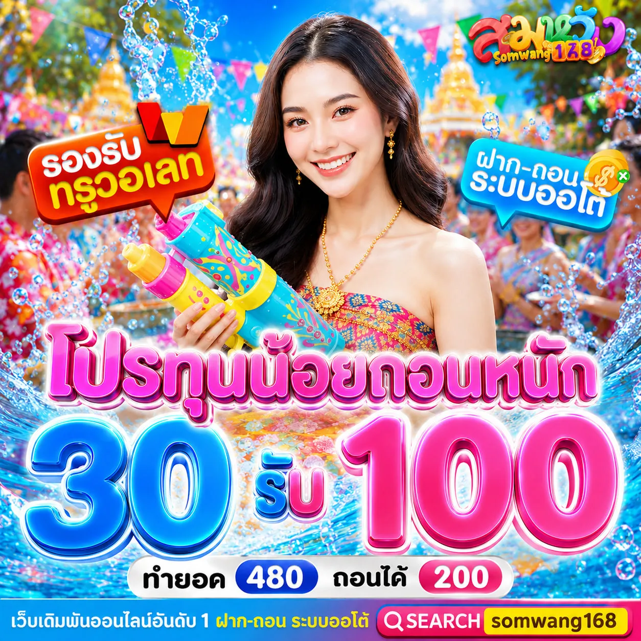 20 รับ 100 ทํา 400ถอน200